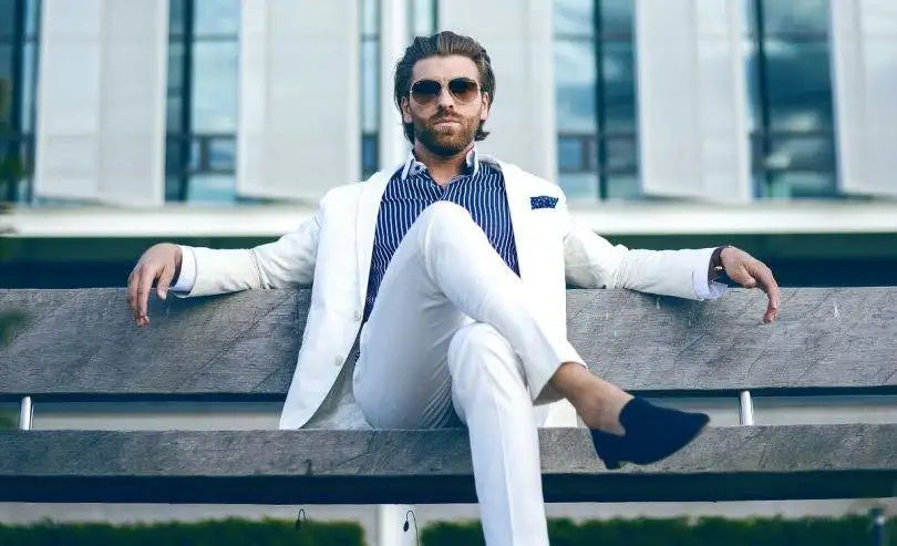 How to Wear a White Suit to Look Edgy This Season