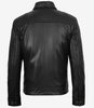 MINIMALIST: Tony Harrington-Jacke aus schwarzem Leder für Herren