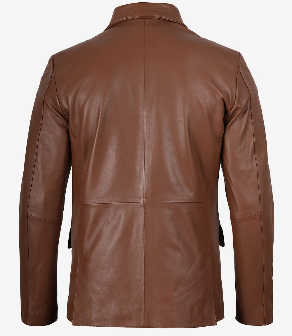 Lorenzo Herren Braune Blazerjacke
