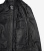 MINIMALIST: Tony Harrington-Jacke aus schwarzem Leder für Herren