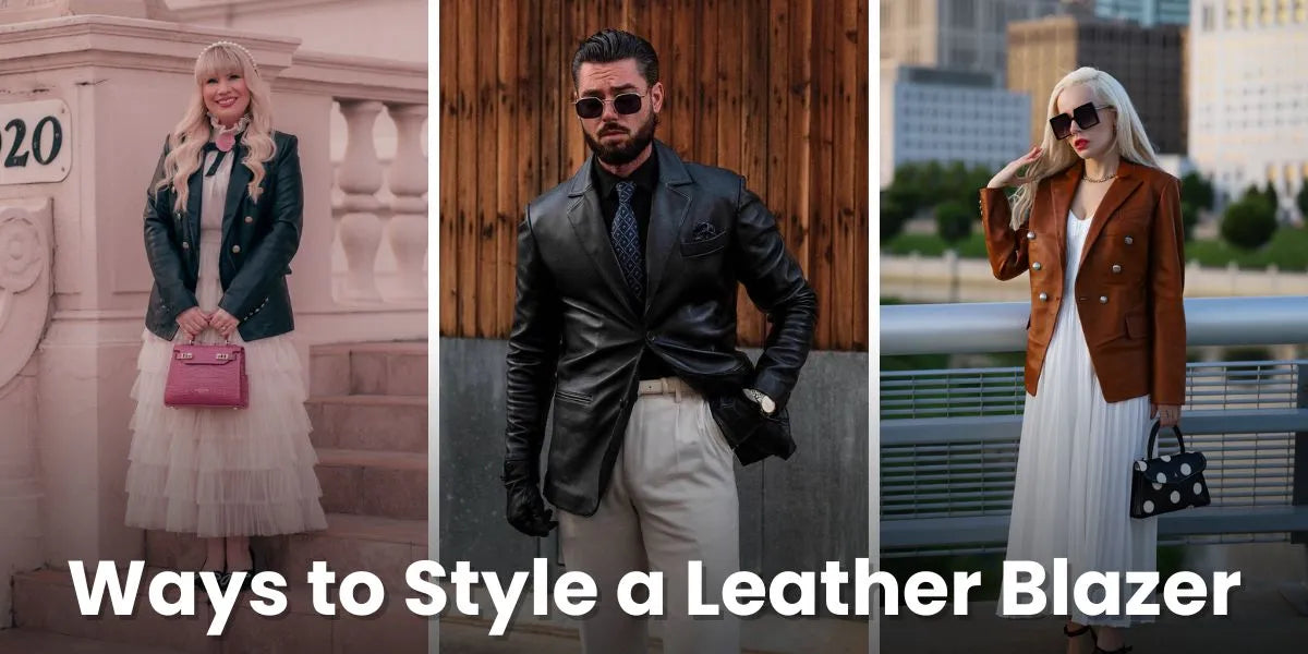 3 Ways to Style a Leather Blazer: Casual, Office & Evening