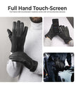 Mens Genuine Black Leather Gloves