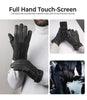 Mens Genuine Black Leather Gloves
