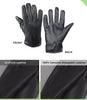 Mens Genuine Black Leather Gloves