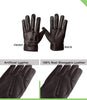 Leather Brown Motorcycle Gloves