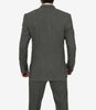 Men's Three-Piece Two-Button Gray Gangster Suit