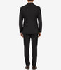 Kirby Black Pinstripe Double Breasted Two Piece Suit for Men
