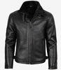 Men's B3 Bomber Black Shearling Leather Jacket