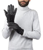 Bond Black Leather Gloves