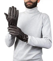 Mens Brown Leather Gloves