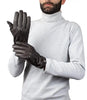 Mens Brown Leather Gloves