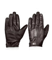 Mens Brown Leather Gloves