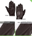 Mens Brown Leather Gloves