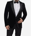Black Peak Lapel Mens Tuxedo