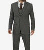 Men's Three-Piece Two-Button Gray Gangster Suit