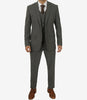 Men's Three-Piece Two-Button Gray Gangster Suit