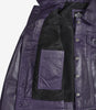 Lila Trucker-Lederjacke für Damen