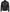 Schwarze Lederjacke im Biker-Stil für Herren mit hellbraunen Armstreifen