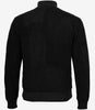 Schwarze Premium-Bomberjacke aus Wildleder für Herren