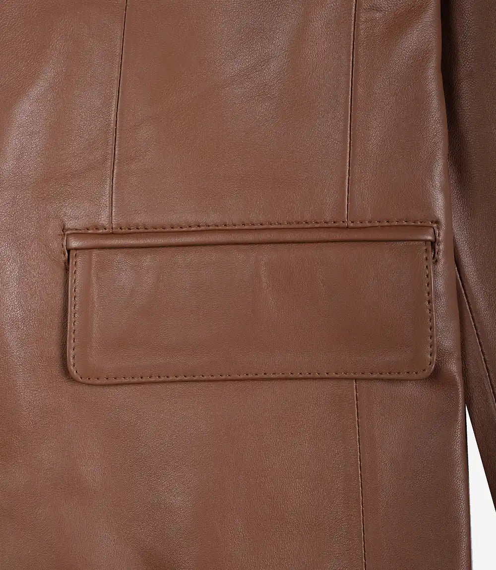 Lorenzo Herren Braune Blazerjacke
