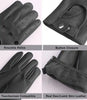 Mens Real Leather Black Gloves
