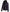 Womens Purple Bomber Leather Jacket with Removeable Hood